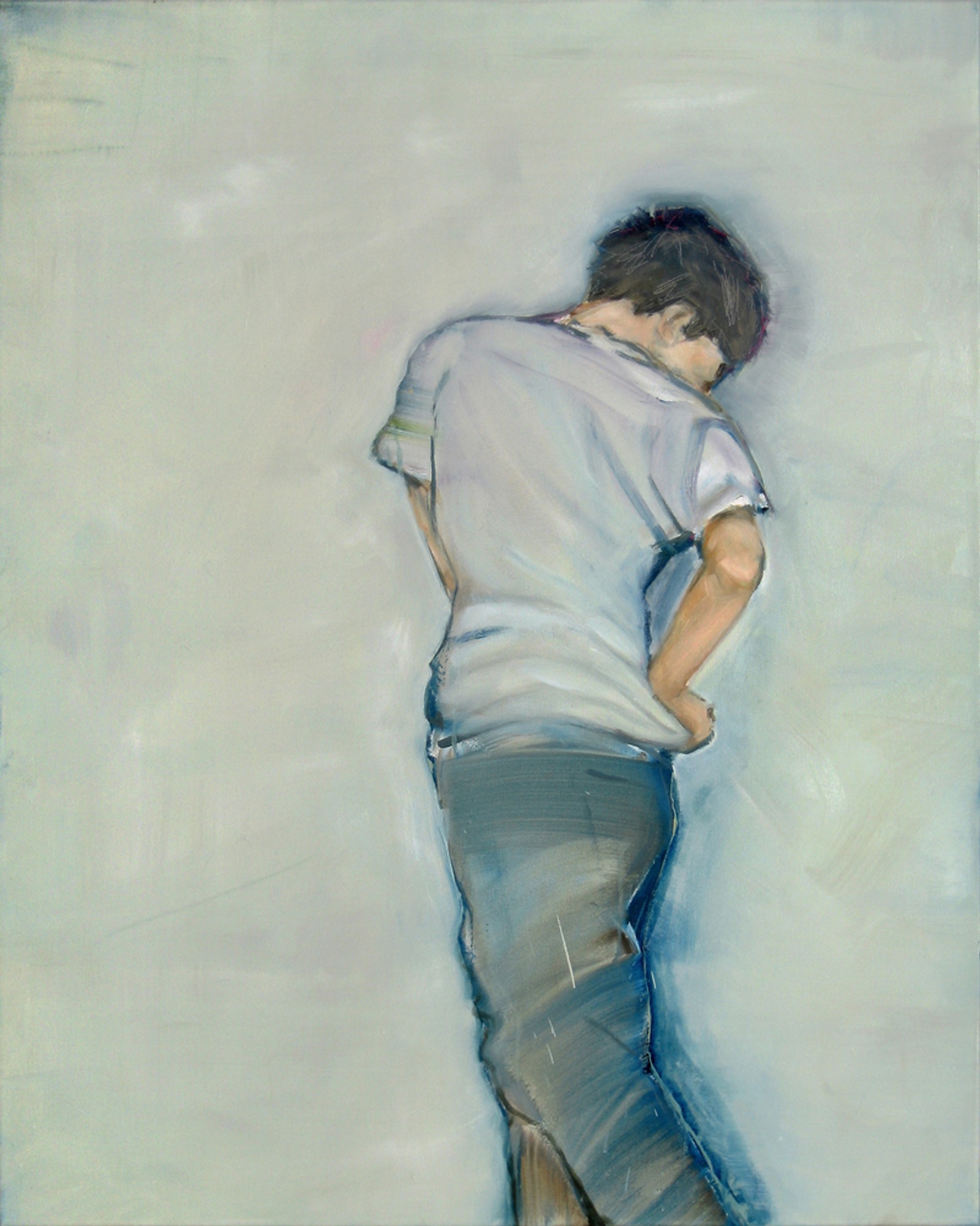 *I knew* 2006, oil on canvas, 100 × 80 cm
