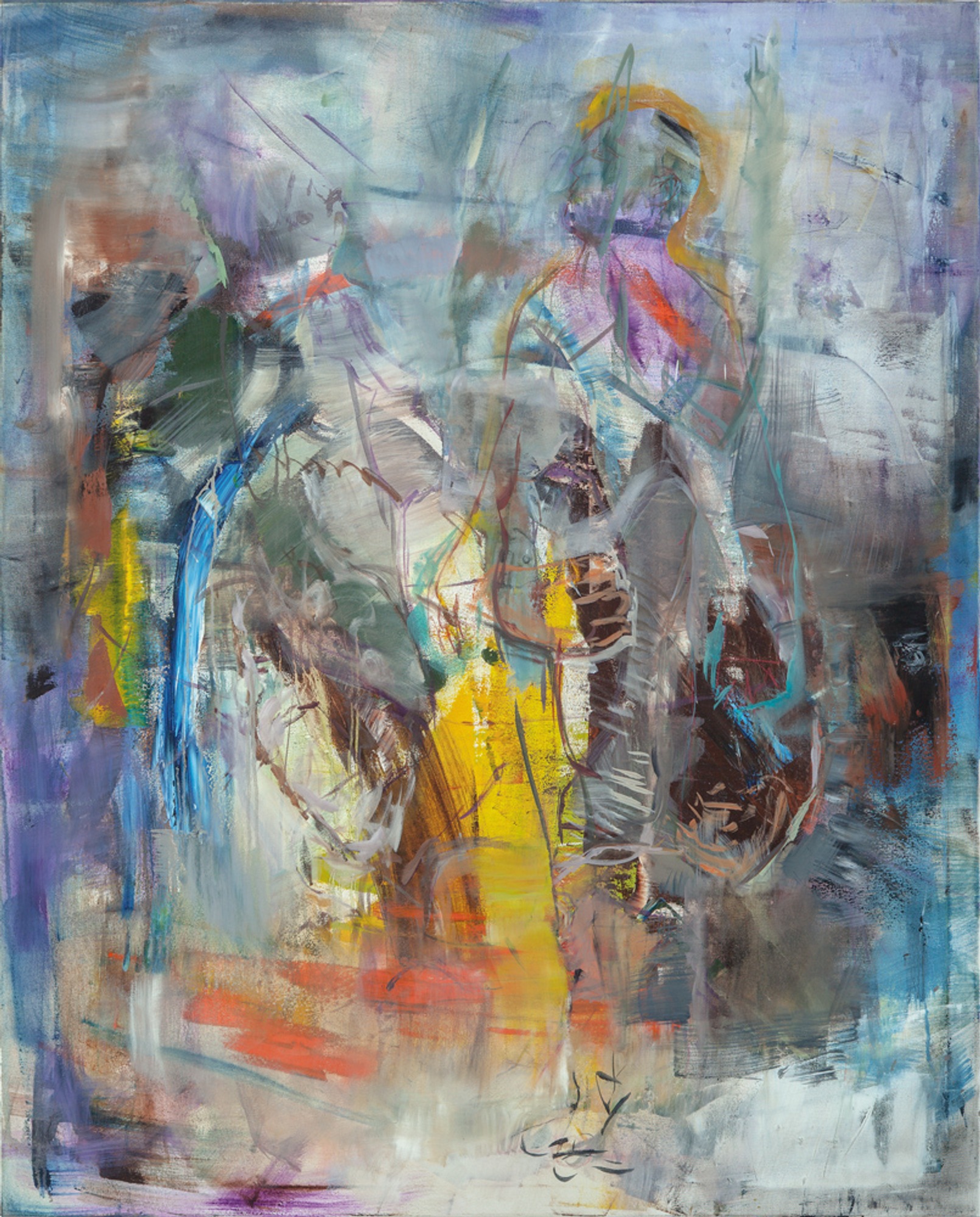 *The Glowing Man* 2017

oil on canvas, 150 × 120 cm
